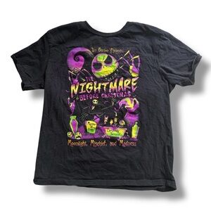 Disney Black and Purple The Nightmare Before Christmas T-Shirt
